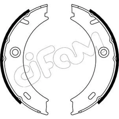 Sada brzd. čeľustí parkov. brzdy CIFAM 153-240