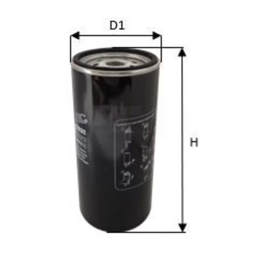 Palivový filter DNW2515 (Clean Filters)