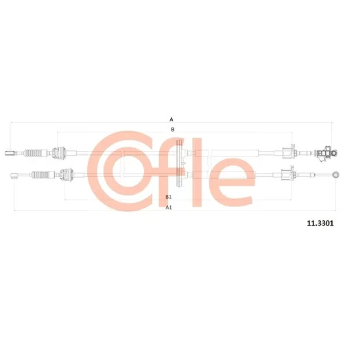 Lanko ručnej prevodovky COFLE 92.11.3301