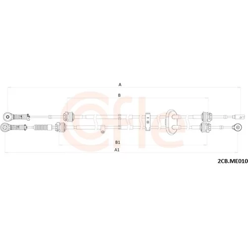 Lanko ručnej prevodovky COFLE 92.2CB.ME010