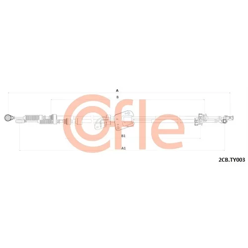 Lanko ručnej prevodovky COFLE 92.2CB.TY003