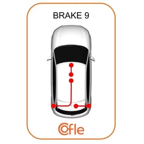 Ťažné lanko parkovacej brzdy 92.491.14 /COFLE/ - obr. 1