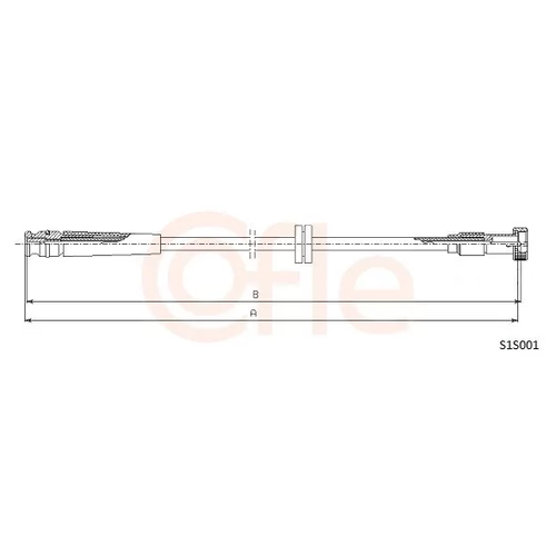 Hriadeľ tachometra COFLE 92.S1S001