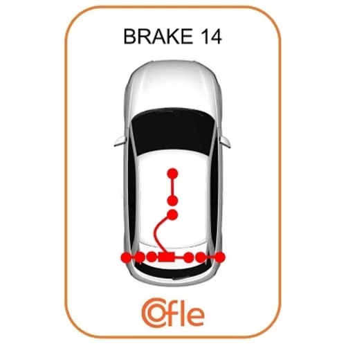 Ťažné lanko parkovacej brzdy 11.5763 /COFLE/ - obr. 1