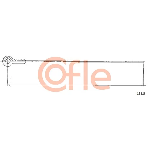 Plynové lanko COFLE 92.153.5