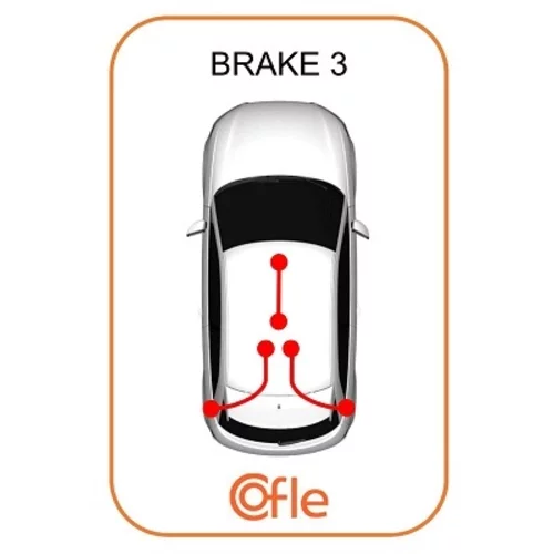 Ťažné lanko parkovacej brzdy 92.461.12 /COFLE/ - obr. 1