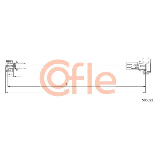 Hriadeľ tachometra COFLE S05022