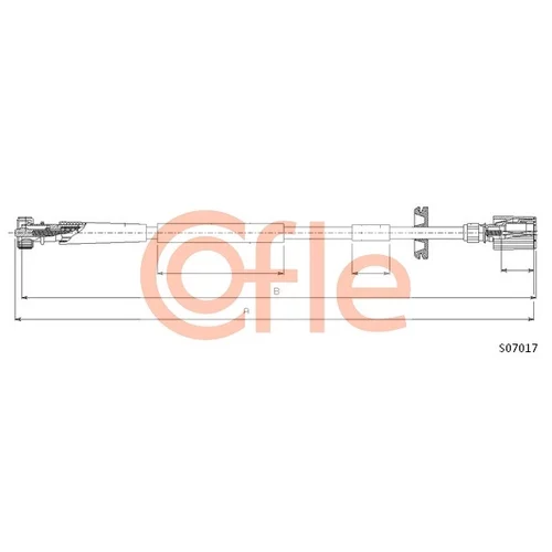Hriadeľ tachometra COFLE S07017