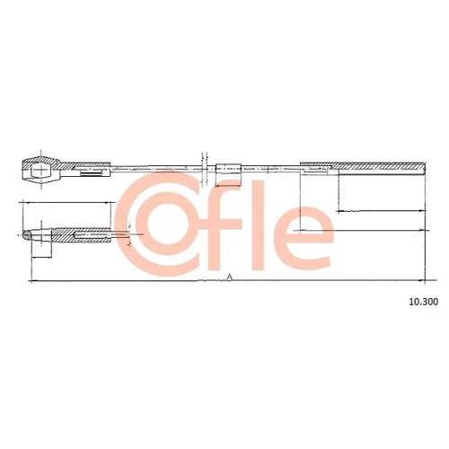 Lanko ovládania spojky COFLE 10.300