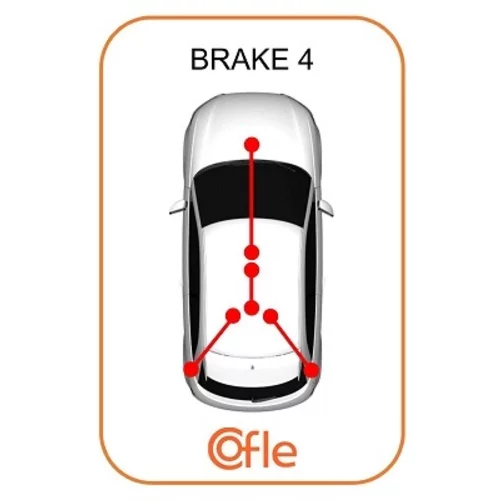 Ťažné lanko parkovacej brzdy 17.6105 /COFLE/ - obr. 1