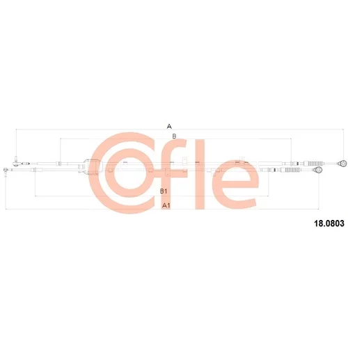 Lanko ručnej prevodovky COFLE 18.0803