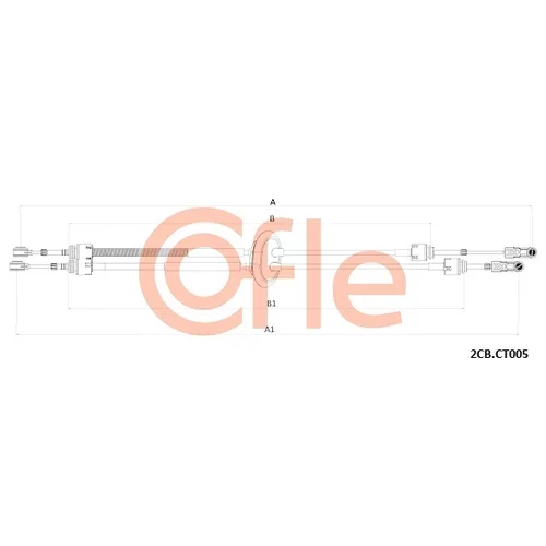 Lanko ručnej prevodovky COFLE 92.2CB.CT005