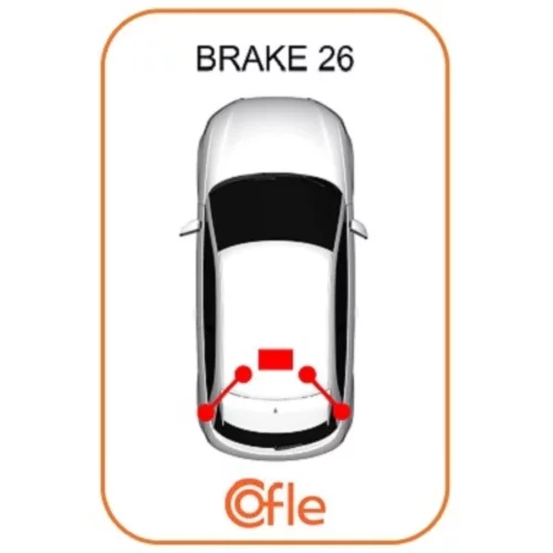 Ťažné lanko parkovacej brzdy 92.1E.ME001 /COFLE/ - obr. 1