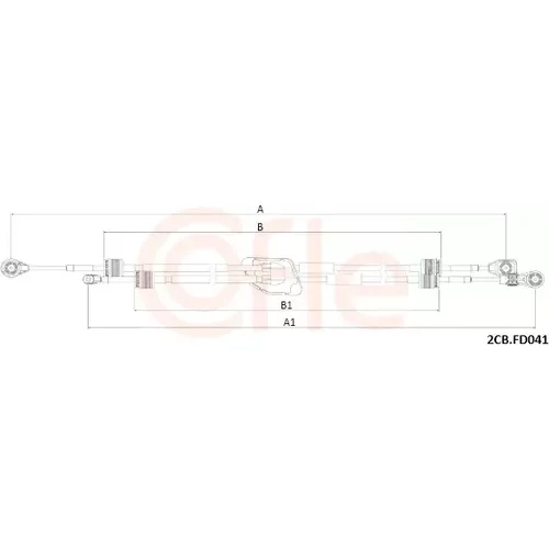 Lanko ručnej prevodovky COFLE 92.2CB.FD041