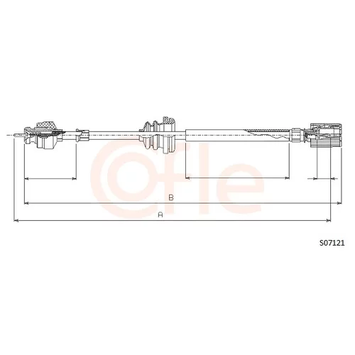 Hriadeľ tachometra COFLE 92.S07121