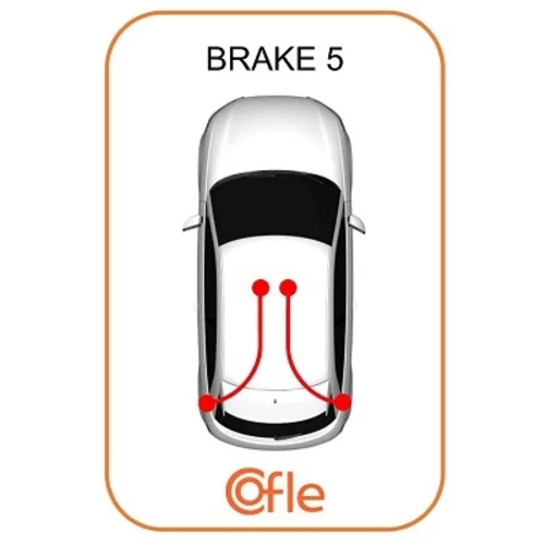 Ťažné lanko parkovacej brzdy 1.VW005 /COFLE/