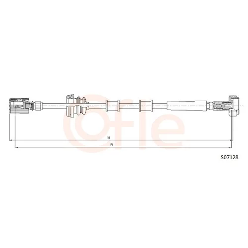 Hriadeľ tachometra COFLE S07128