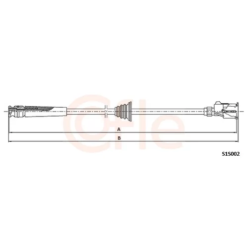 Hriadeľ tachometra COFLE S1S002