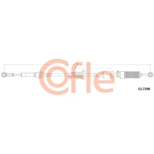 Lanko ručnej prevodovky COFLE 12.7290