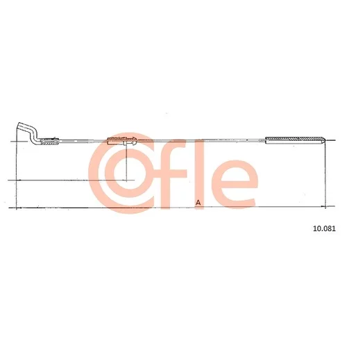 Plynové lanko COFLE 10.081