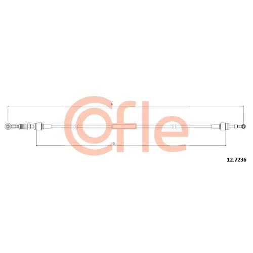 Lanko ručnej prevodovky COFLE 12.7236