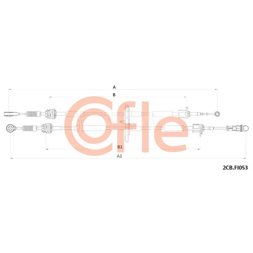 Lanko ručnej prevodovky COFLE 92.2CB.FI053