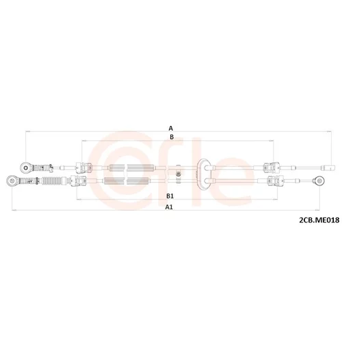 Lanko ručnej prevodovky COFLE 92.2CB.ME018