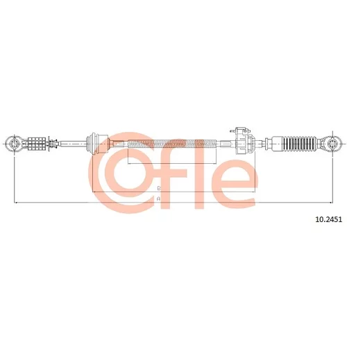 Lanko ručnej prevodovky COFLE 92.10.2451