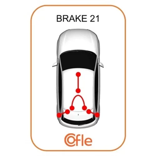 Ťažné lanko parkovacej brzdy 92.10.5382 /COFLE/ - obr. 1