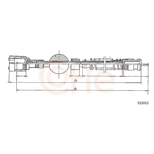 Hriadeľ tachometra COFLE S21012