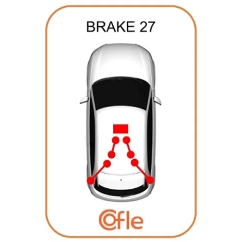 Ťažné lanko parkovacej brzdy 92.1.NI014 /COFLE/ - obr. 1
