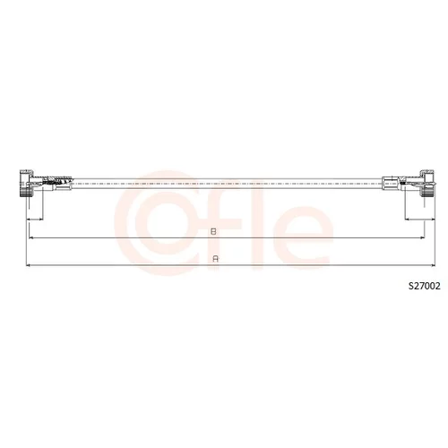Hriadeľ tachometra COFLE 92.S27002