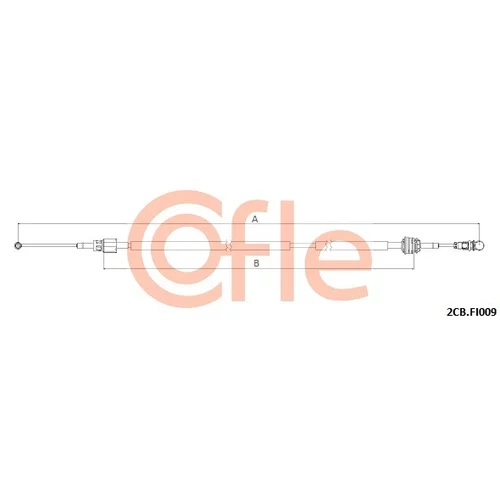 Lanko ručnej prevodovky COFLE 92.2CB.FI009