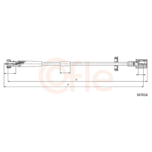 Hriadeľ tachometra COFLE 92.S07016