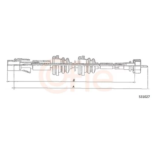 Hriadeľ tachometra COFLE 92.S31027