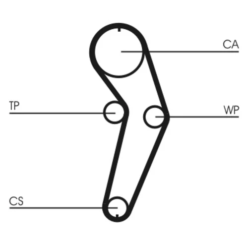 Vodné čerpadlo + sada ozubeného remeňa CT988WP3 (CONTINENTAL - CONTITECH) - obr. 1