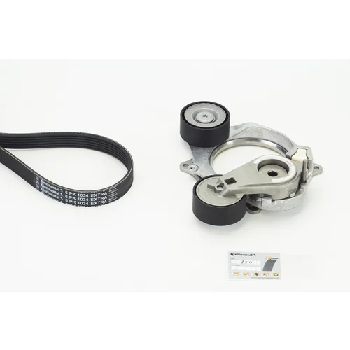 Ozubený klinový remeň - Sada CONTINENTAL - CONTITECH 6PK1034 EXTRA K1