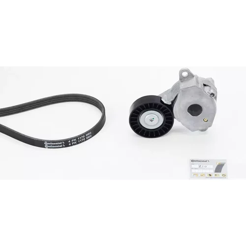 Ozubený klinový remeň - Sada CONTINENTAL - CONTITECH 4PK1170K1