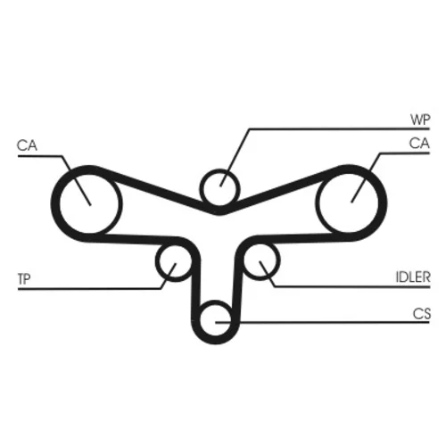 Vodné čerpadlo + sada ozubeného remeňa CT920WP4 (CONTINENTAL - CONTITECH) - obr. 2