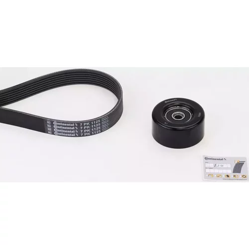 Ozubený klinový remeň - Sada CONTINENTAL - CONTITECH 7PK1125K2
