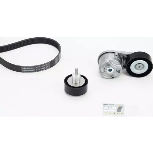 Ozubený klinový remeň - Sada CONTINENTAL - CONTITECH 6PK1345K4