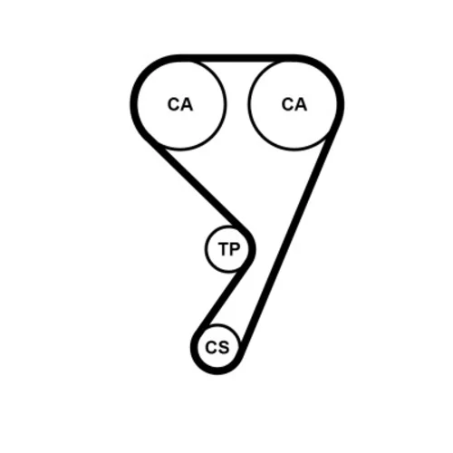 Sada ozubeného remeňa CT1189K1 (CONTINENTAL - CONTITECH) - obr. 1