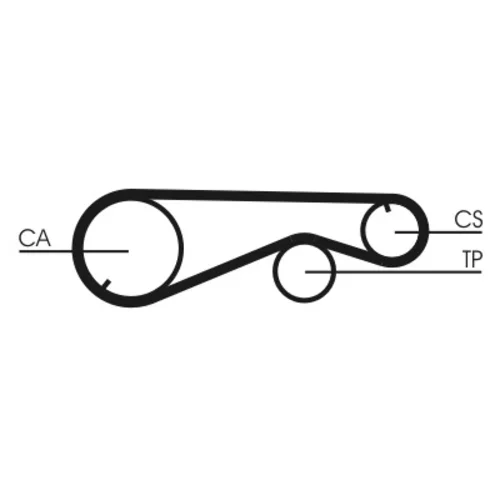 Ozubený remeň CONTINENTAL - CONTITECH CT673