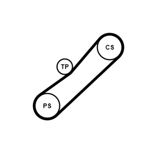 Ozubený klinový remeň - Sada 4PK905K1 (CONTINENTAL - CONTITECH) - obr. 1
