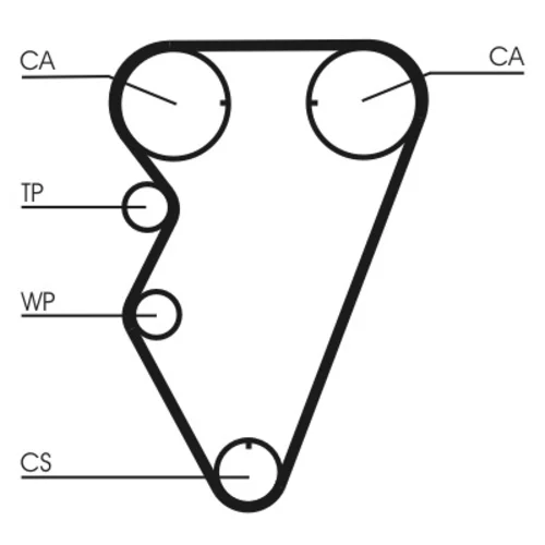 Sada ozubeného remeňa CT974K1 (CONTINENTAL - CONTITECH) - obr. 1