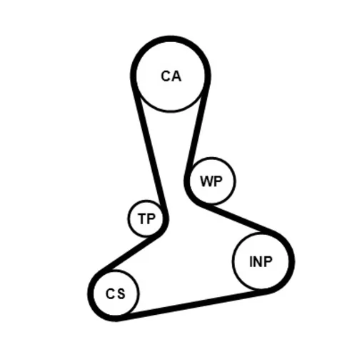 Vodné čerpadlo + sada ozubeného remeňa CT1242WP1 (CONTINENTAL - CONTITECH)