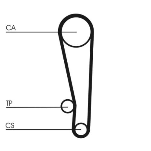 Sada ozubeného remeňa CT1013K1 (CONTINENTAL - CONTITECH) - obr. 1