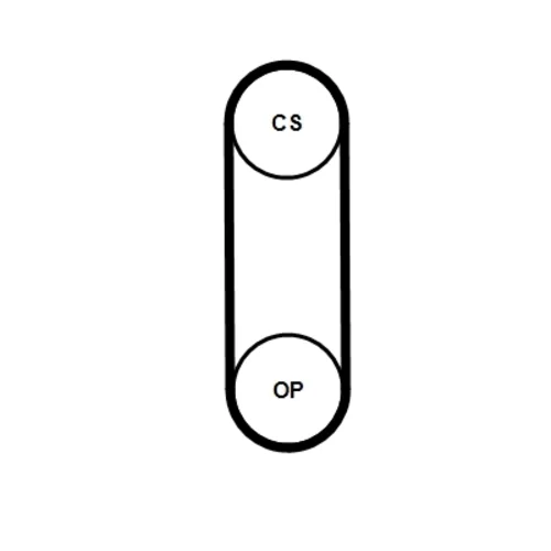 Ozubený remeň CT1238 (CONTINENTAL - CONTITECH) - obr. 1
