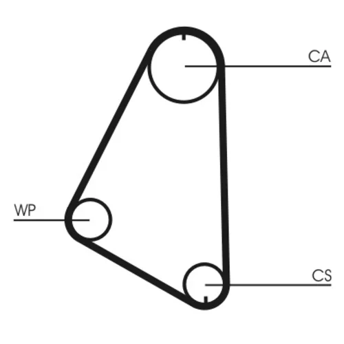 Ozubený remeň CONTINENTAL - CONTITECH CT526