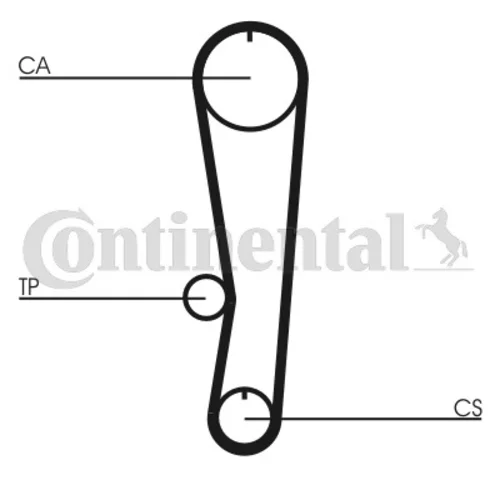 Sada ozubeného remeňa CT824K1 (CONTINENTAL - CONTITECH) - obr. 1